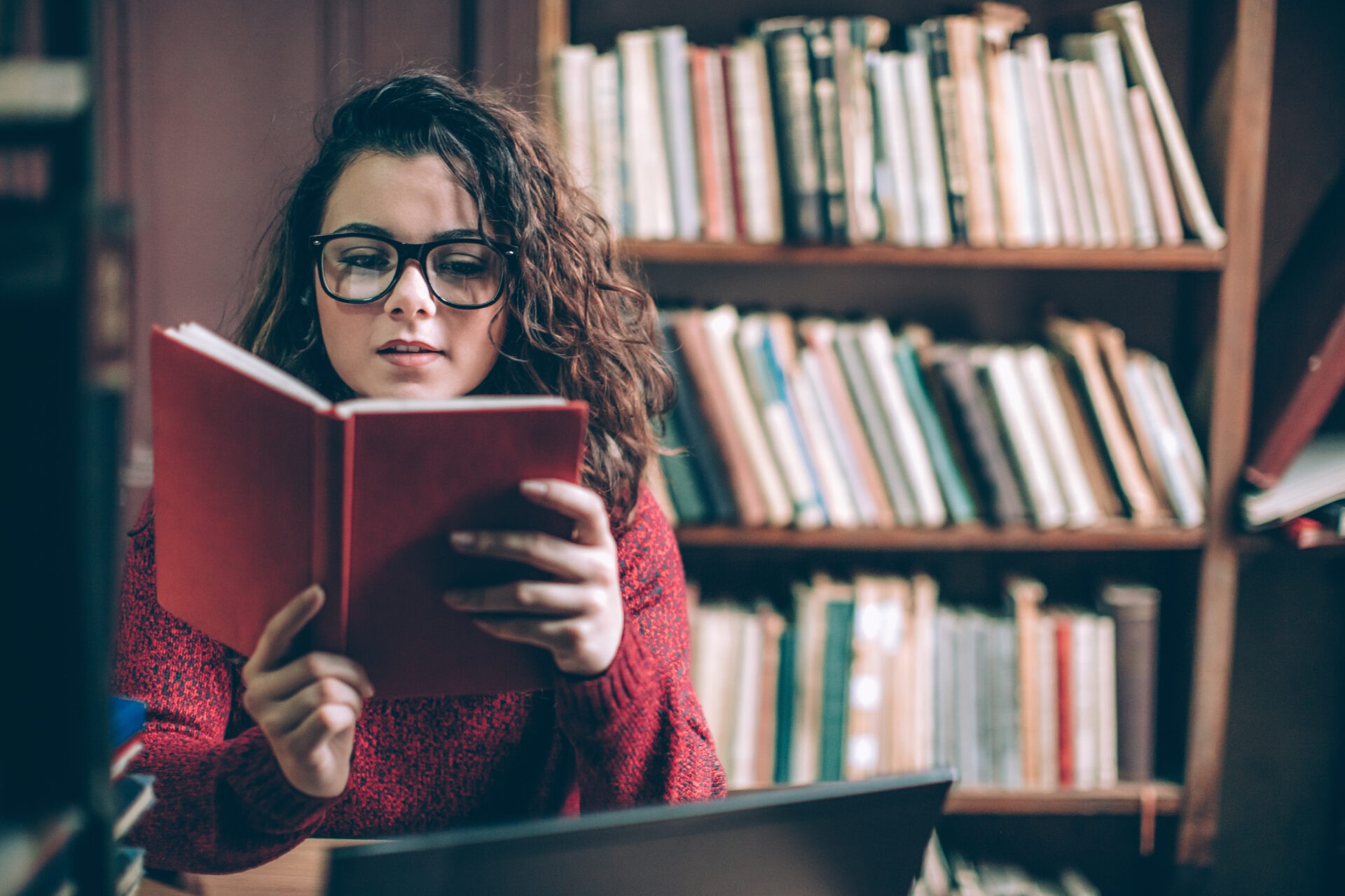 Young student woman